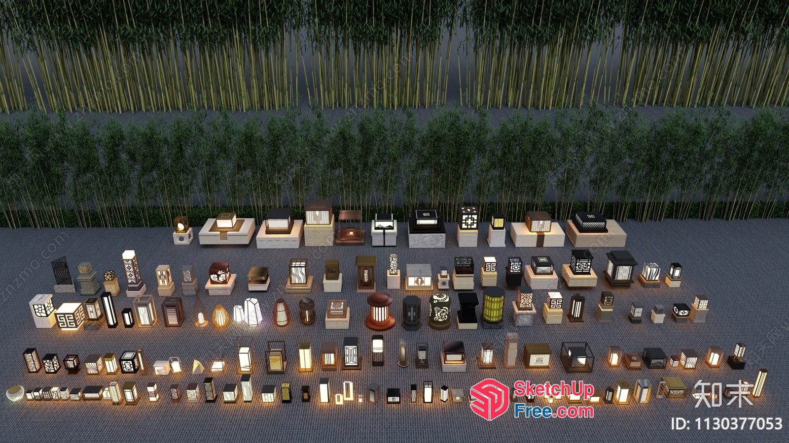Japanese-Style Interior Decor 3D SketchUp File