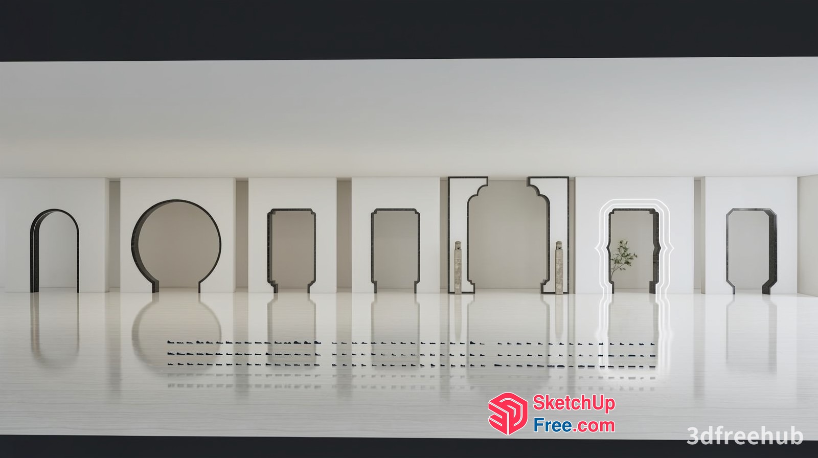 Minimalist Interior Architecture 3D SketchUp File