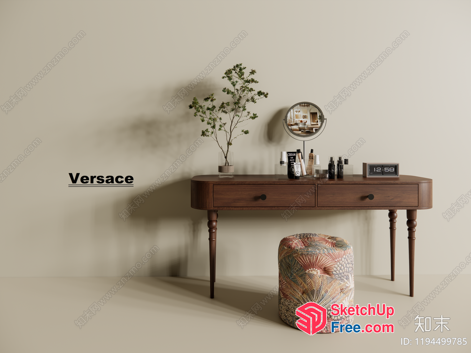 Versace Classic European Style Villa Collection 3D SketchUp File