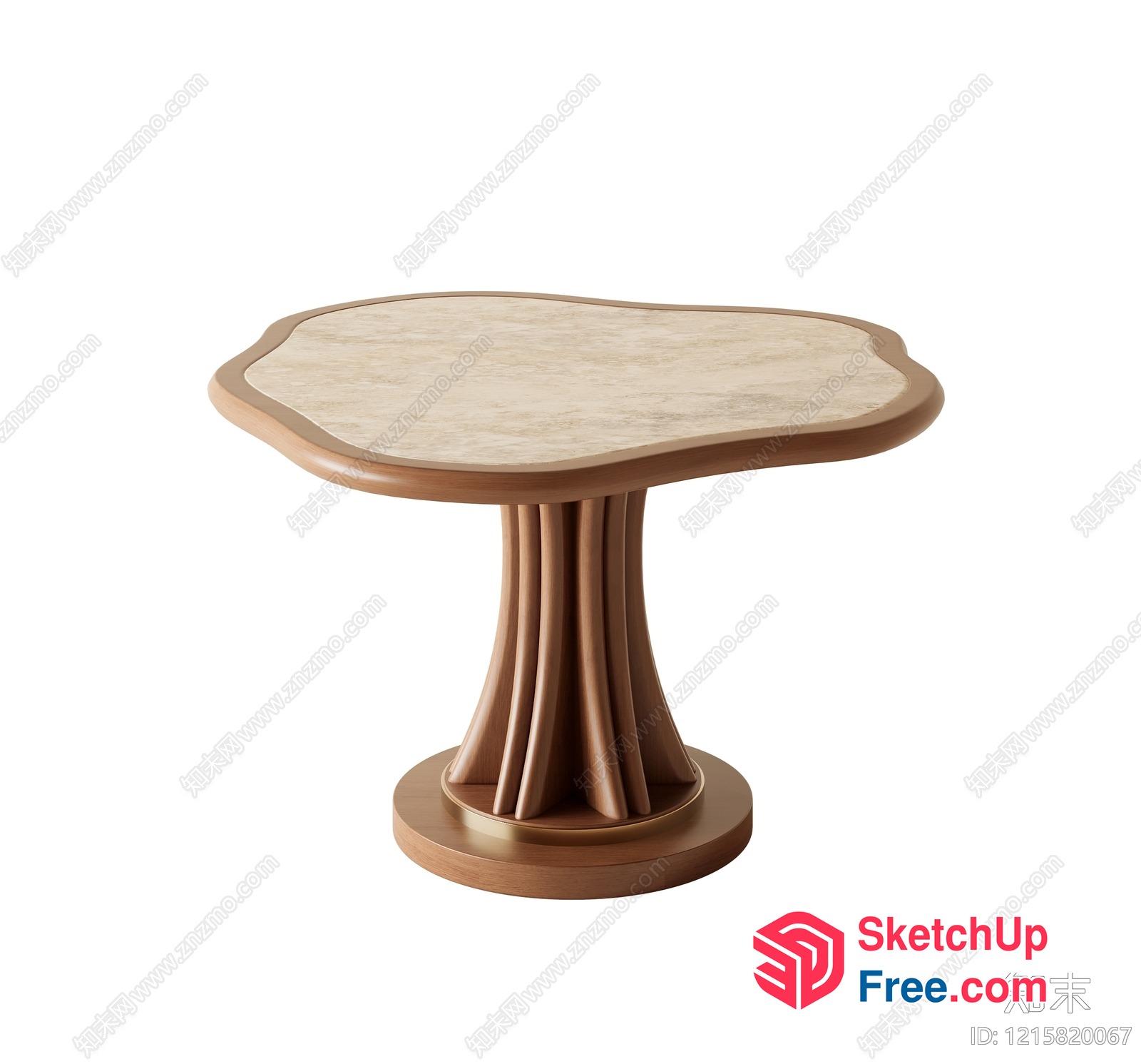Elegant And Modern Side Table Design 3D SketchUp File