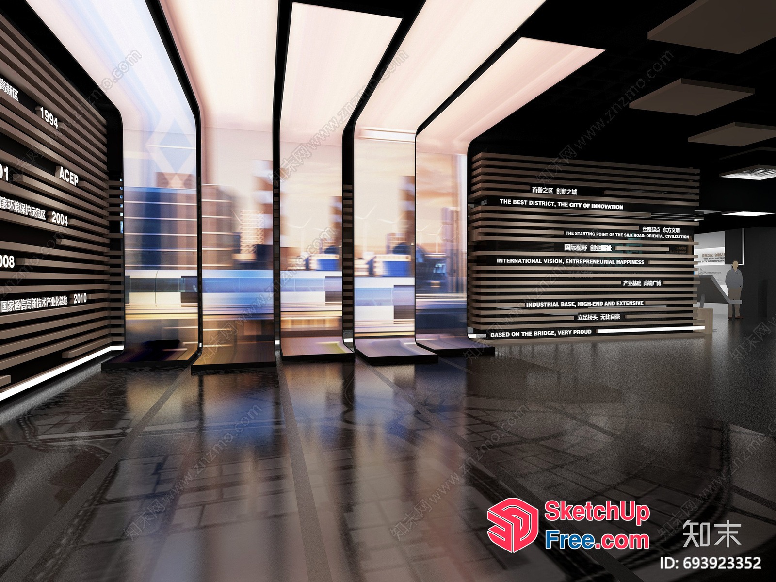 Modern Industrial Interior Design 3D SketchUp File