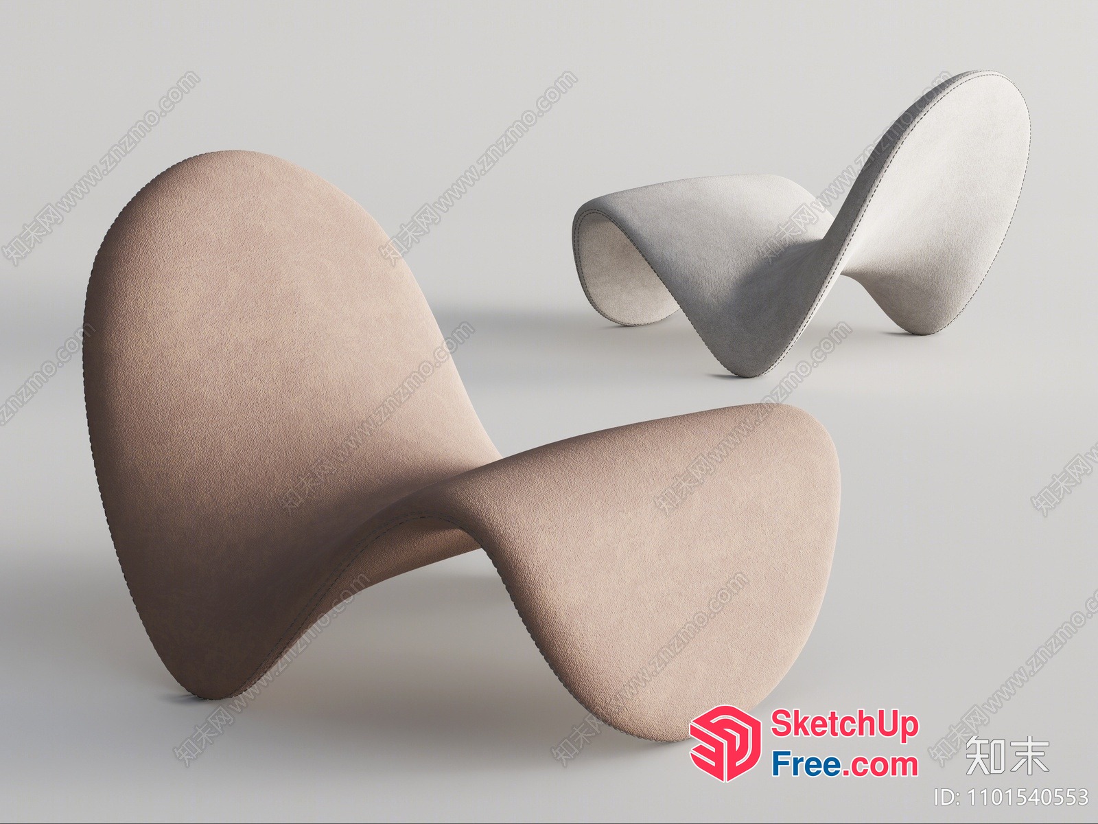 Modern Stool Designs 3D SketchUp File