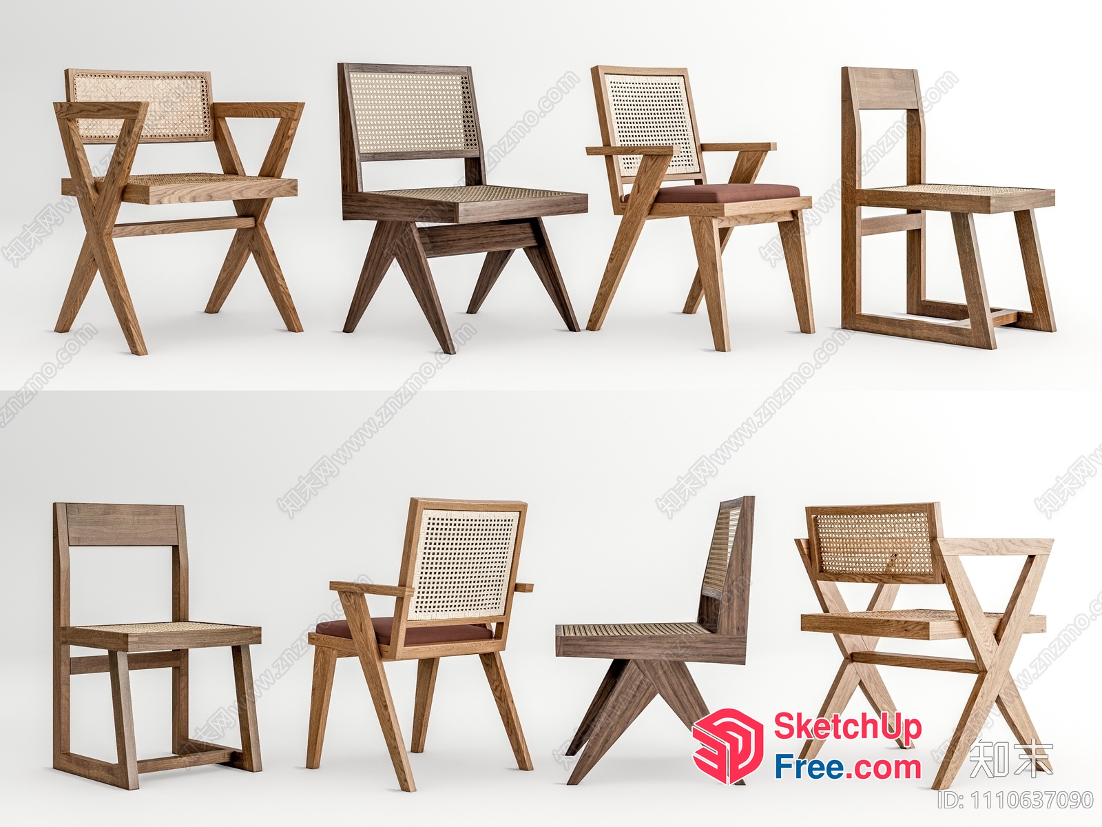 Wooden Furniture Collection 3D SketchUp File