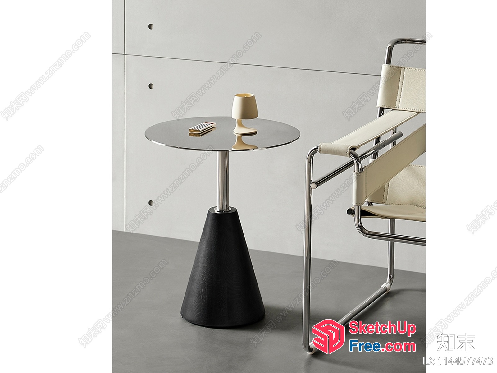 Minimalist Modern Living Room Interior Decor 3D SketchUp File