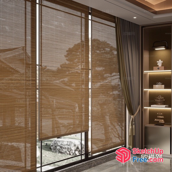 Modern Minimalist Interior Design With Natural Light 3D SketchUp File