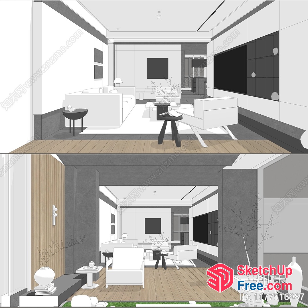 Modern Interior Design 3D SketchUp File