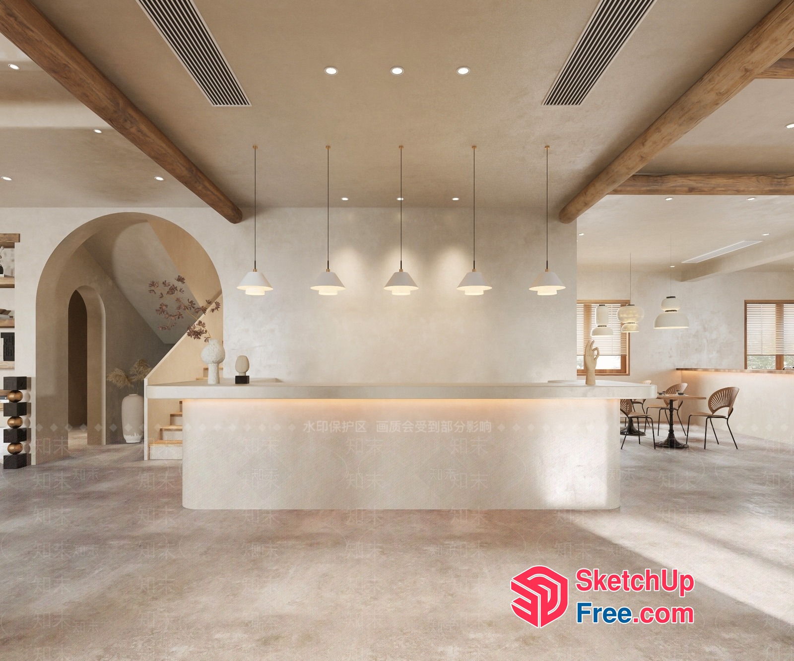 Modern Minimalist Interior Design 3D SketchUp File