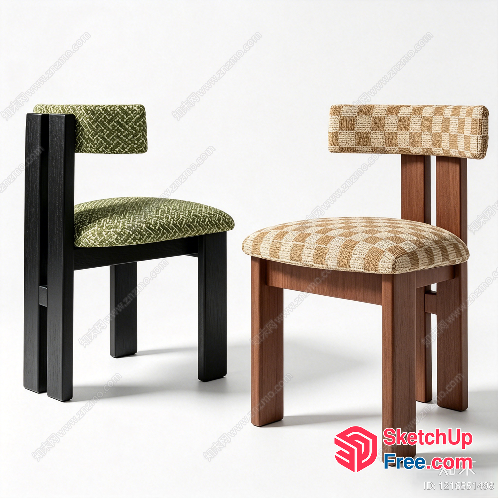 Two Seating Options For Various Spaces 3D SketchUp File