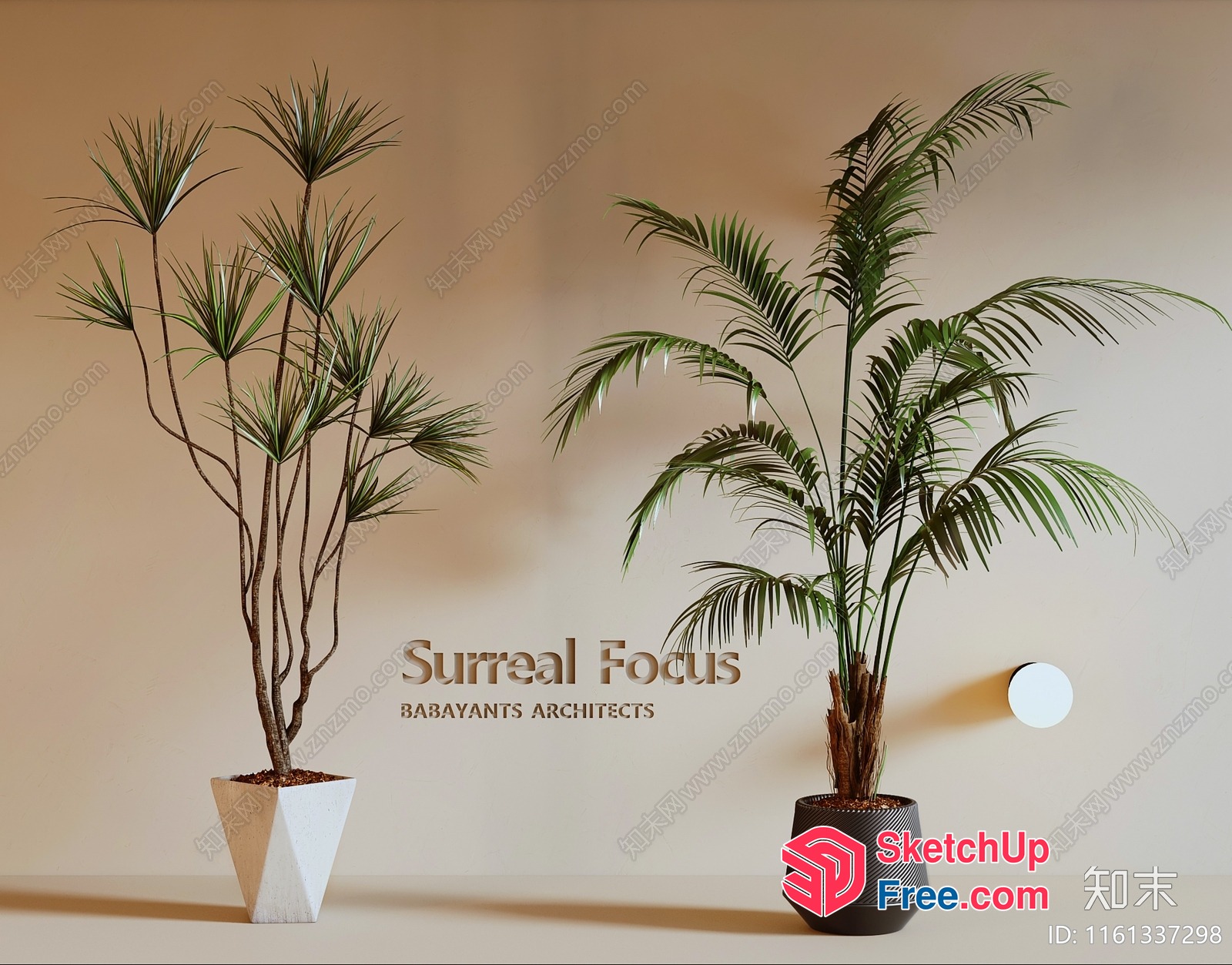 Surreal Focus Architectural Design 3D SketchUp File