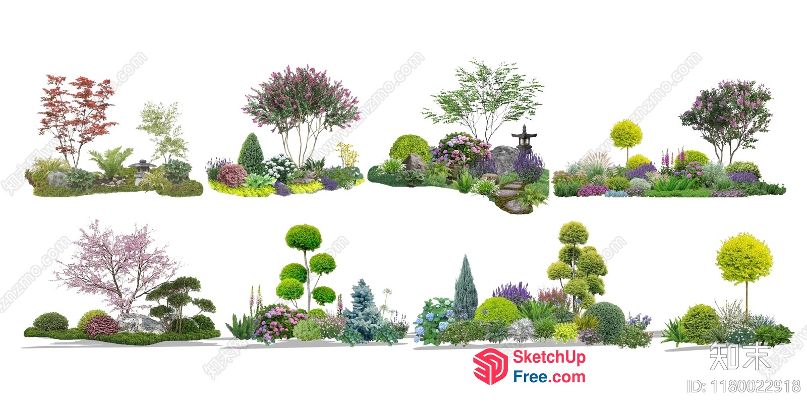 Serene Japanese Garden Collection 3D SketchUp File