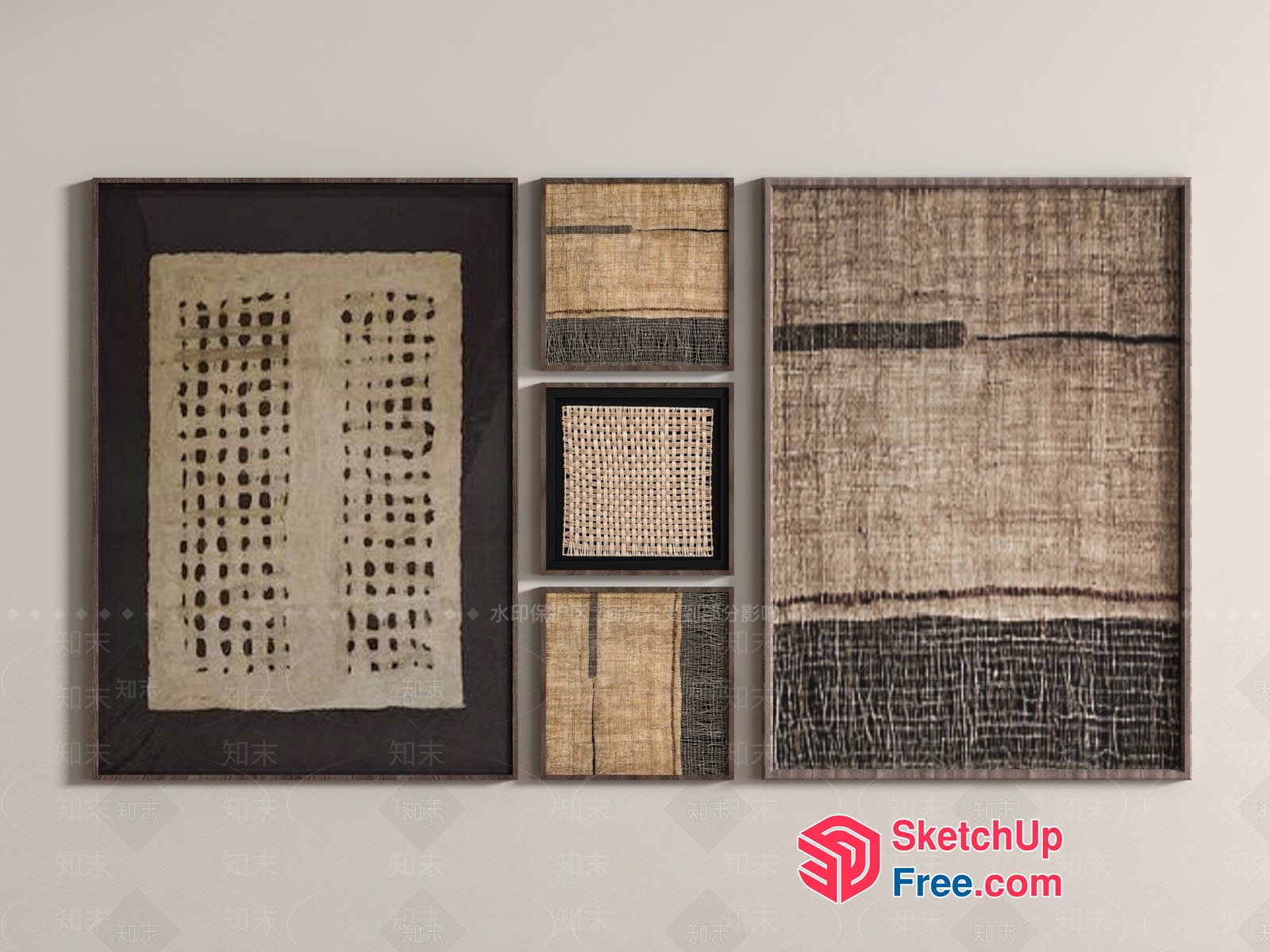 Minimalist Style Japanese Decor 3D SketchUp File