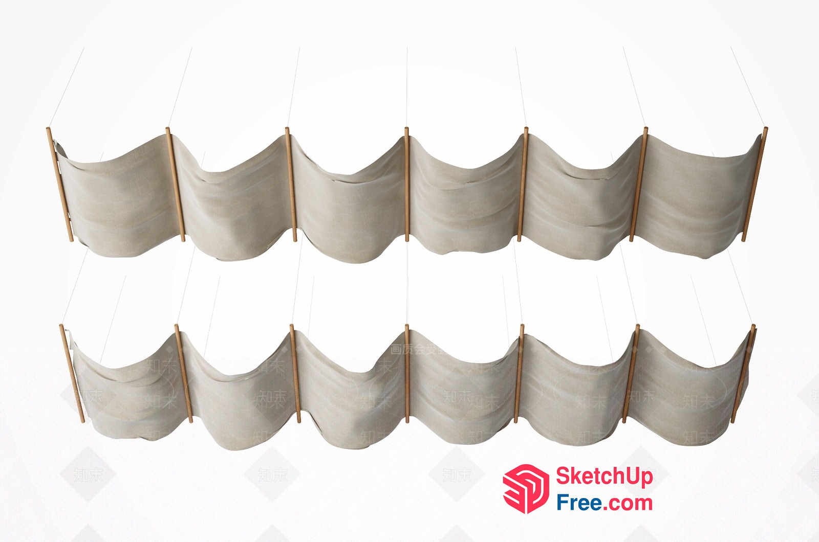 Decorative Partition Screen 3D SketchUp File