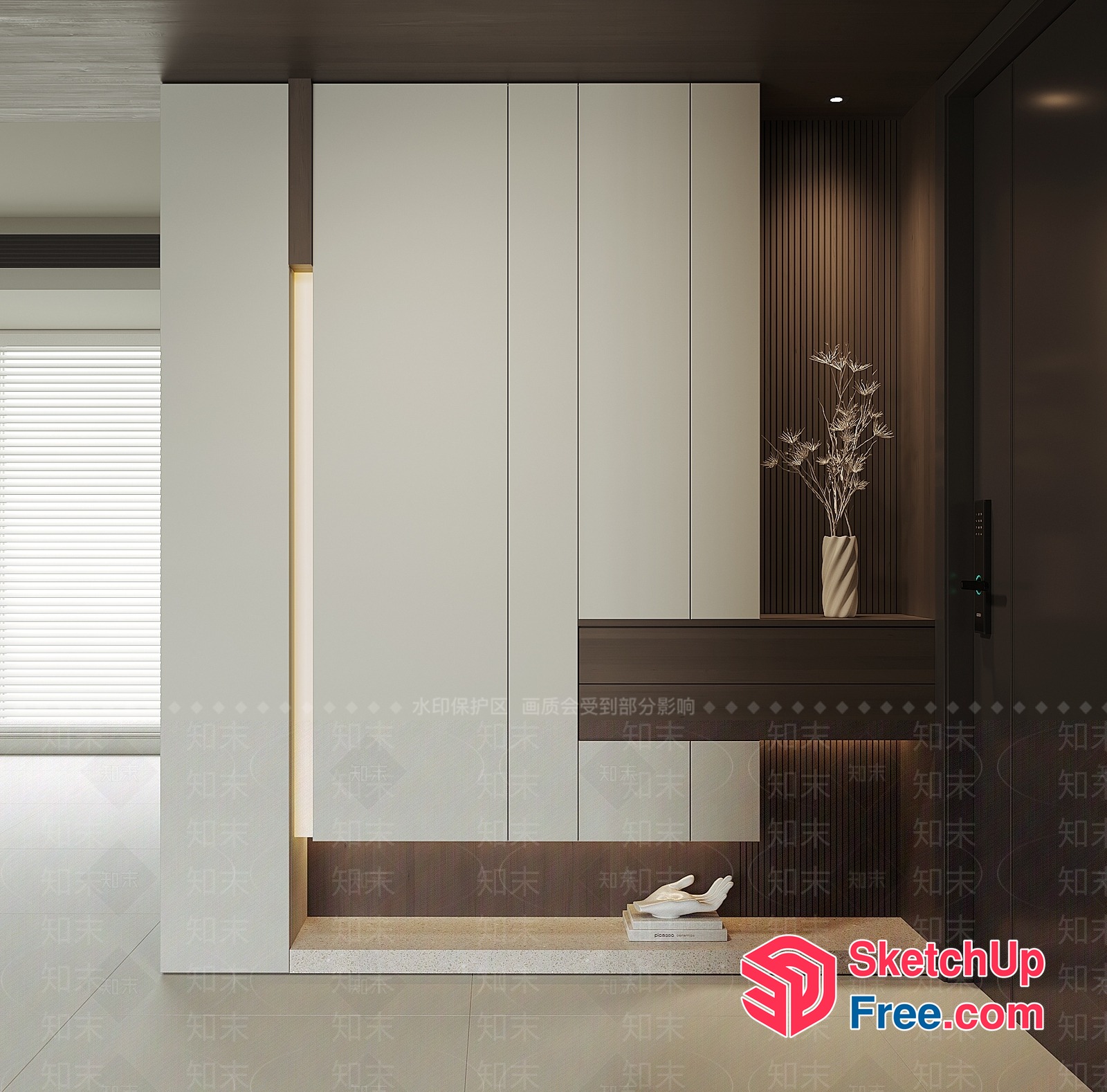 Minimalist Modern Interior Design 3D SketchUp File