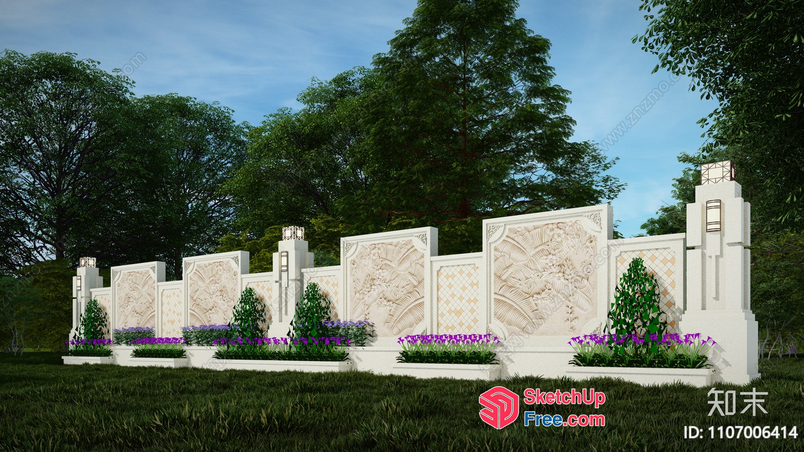 Exterior Decor For A Classic Villa 3D SketchUp File