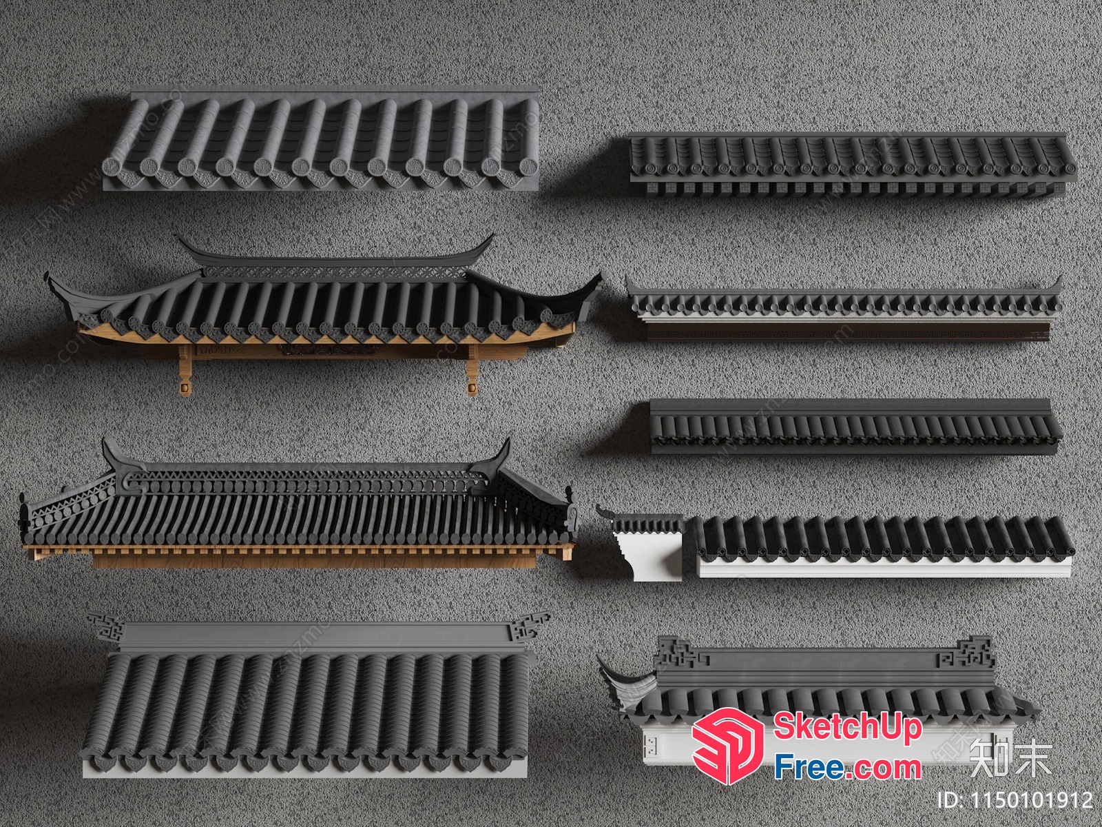 Roof Synthesis Collection 3D SketchUp File