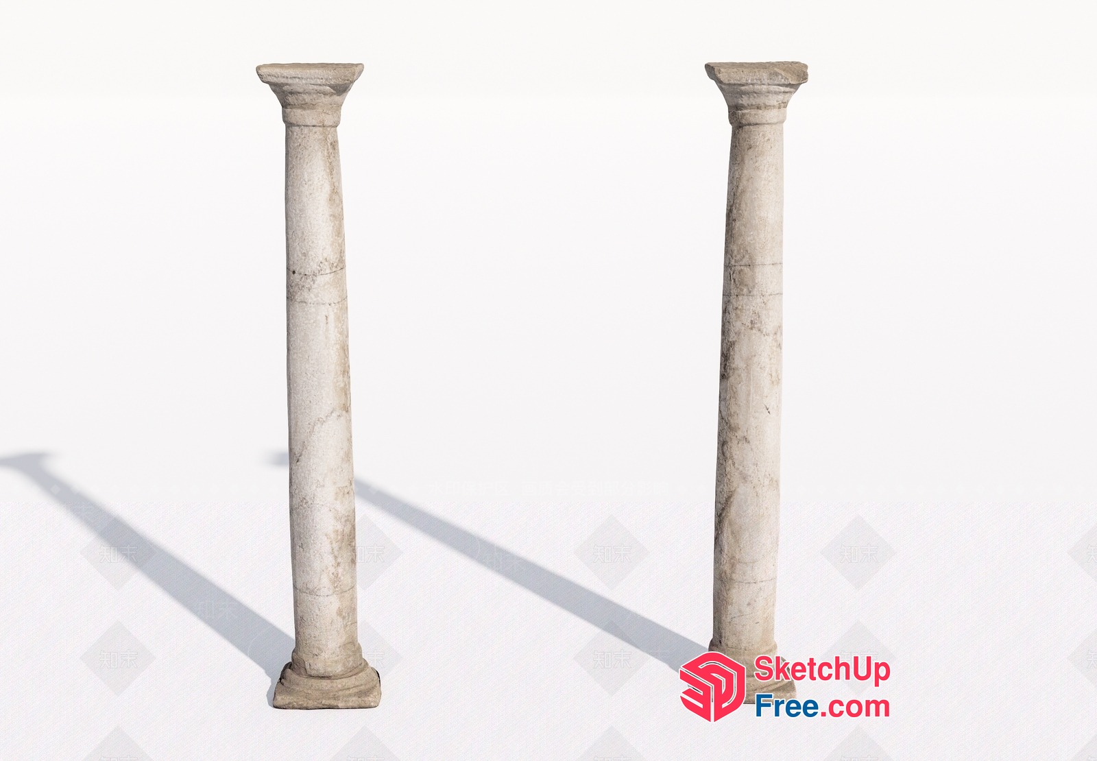 Classical Pillars 3D SketchUp File