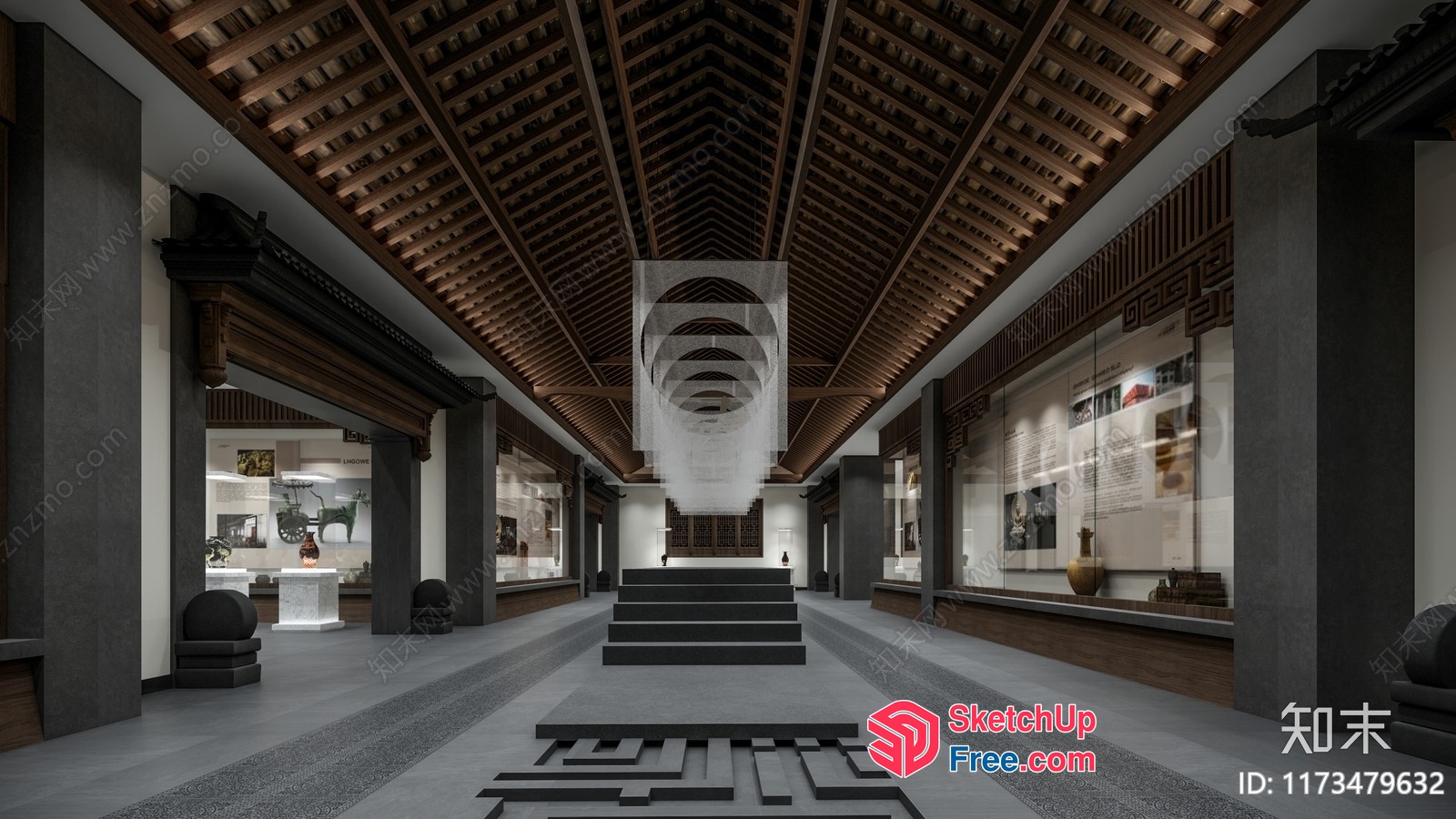 Luxurious Asian-Inspired Interior 3D SketchUp File