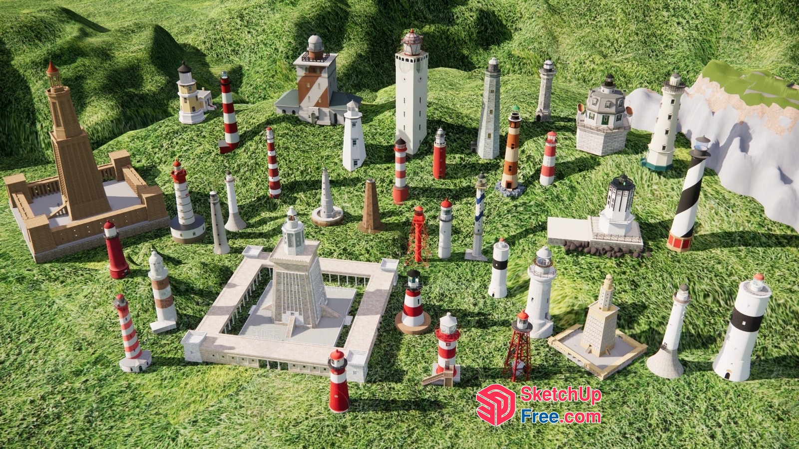 Lighthouse Collection 3D SketchUp File