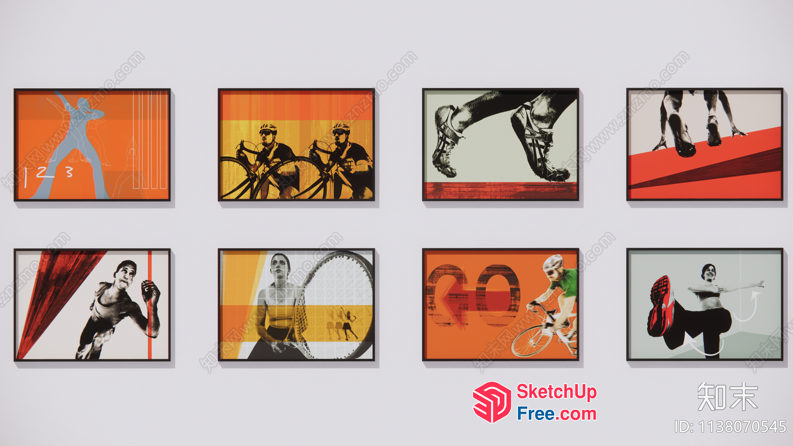 Athletic Decorations And Furniture 3D SketchUp File