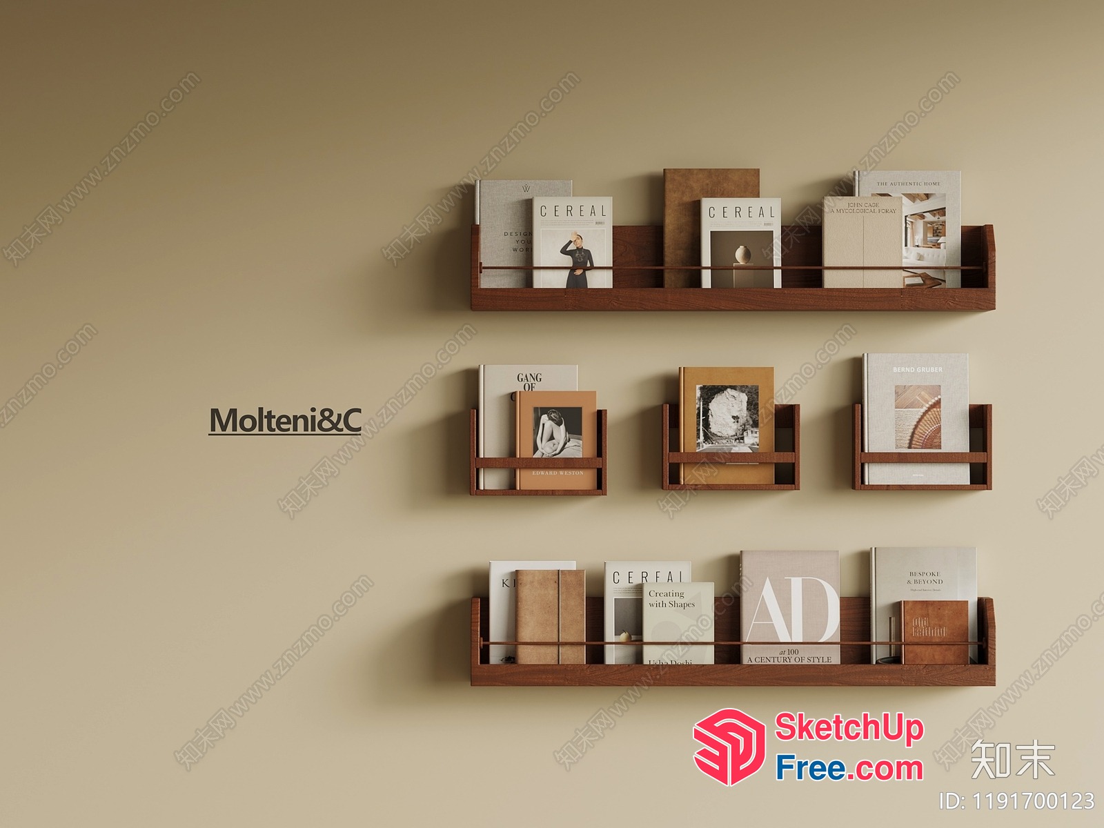 Bookshelf And Picture Frame Collection 3D SketchUp File