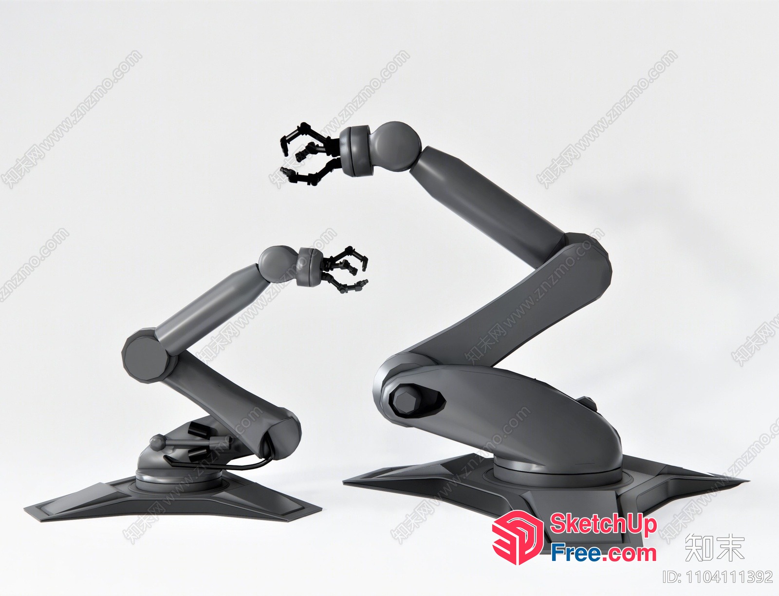 Robotic Arms And Base 3D SketchUp File