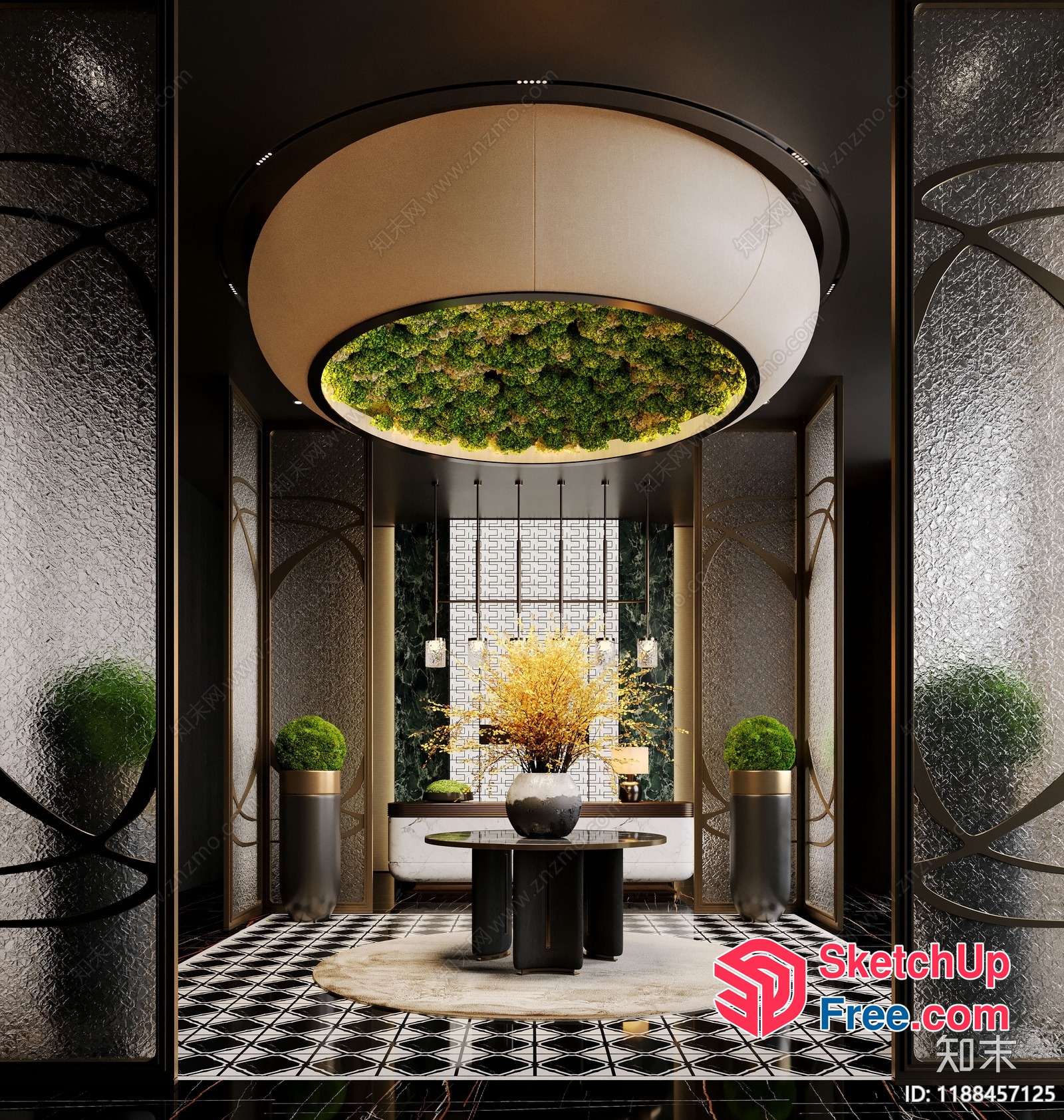 Elegant And Sophisticated Modern Interior Design 3D SketchUp File