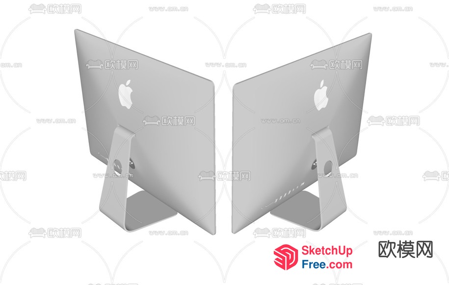 Apple Computer Monitors 3D SketchUp File