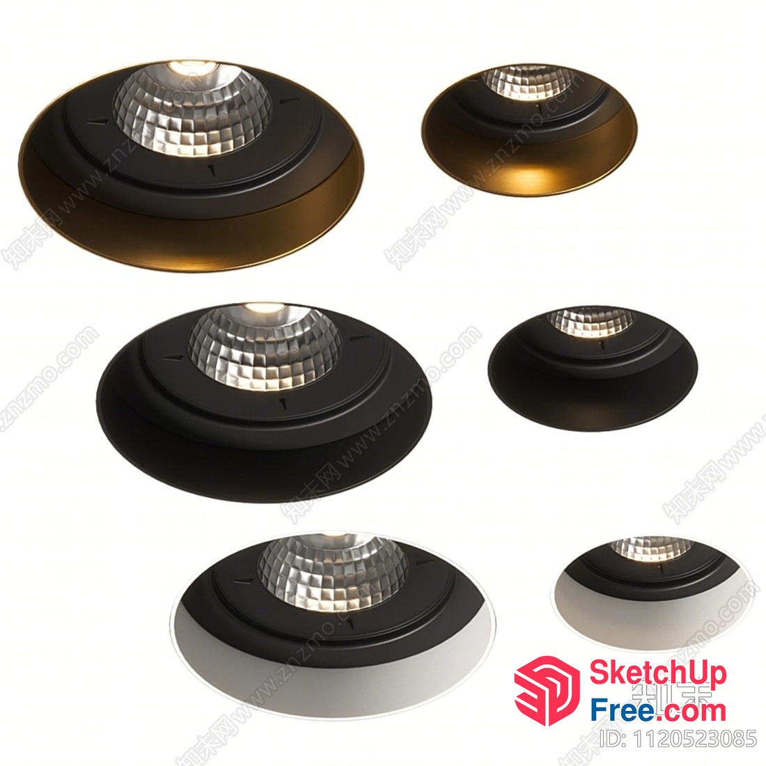 Modern And Sleek Lighting Fixtures 3D SketchUp File