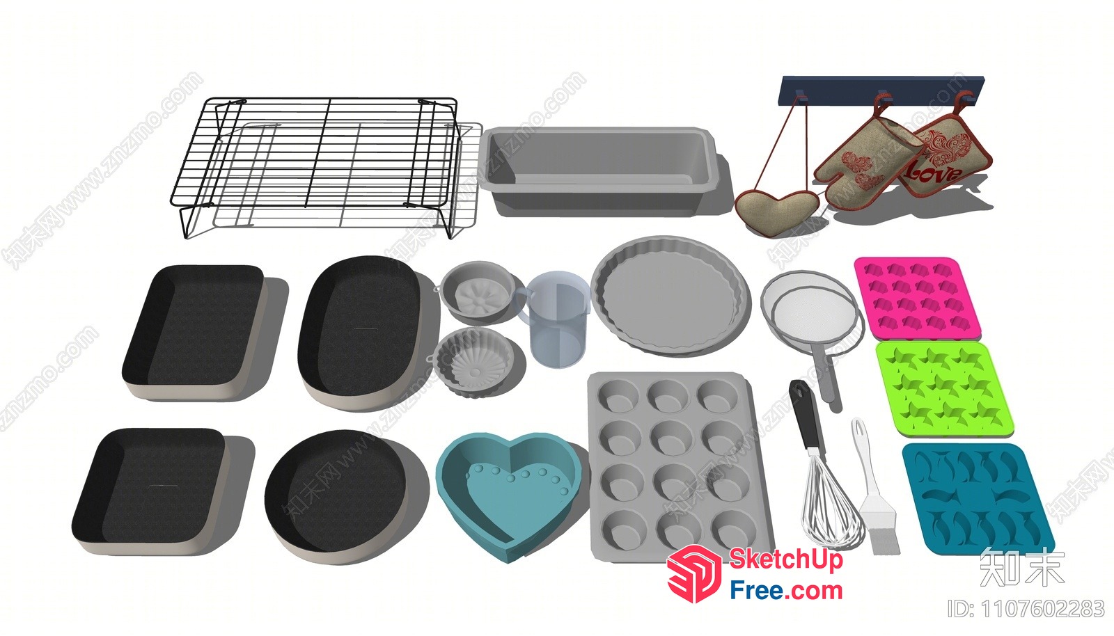 Baking And Cooking Equipment Collection 3D SketchUp File