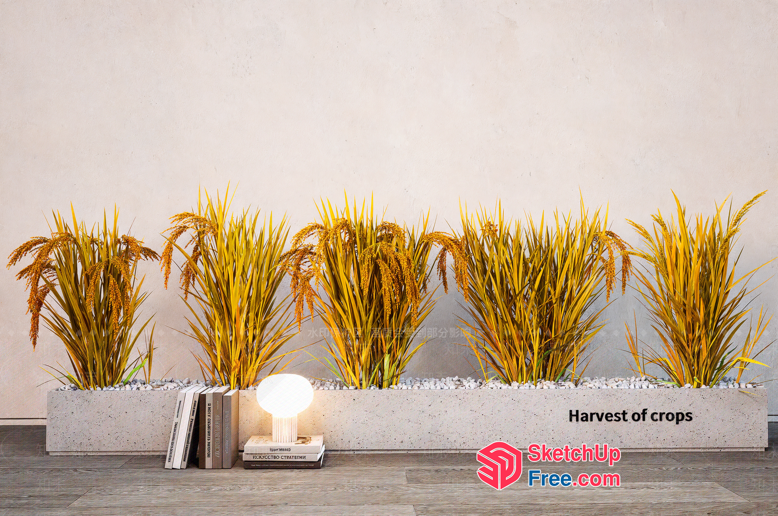 Interior Decor With Modern Farmhouse Style 3D SketchUp File