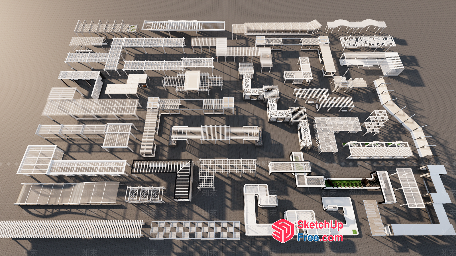 3D Models Of Various Buildings And Structures 3D SketchUp File