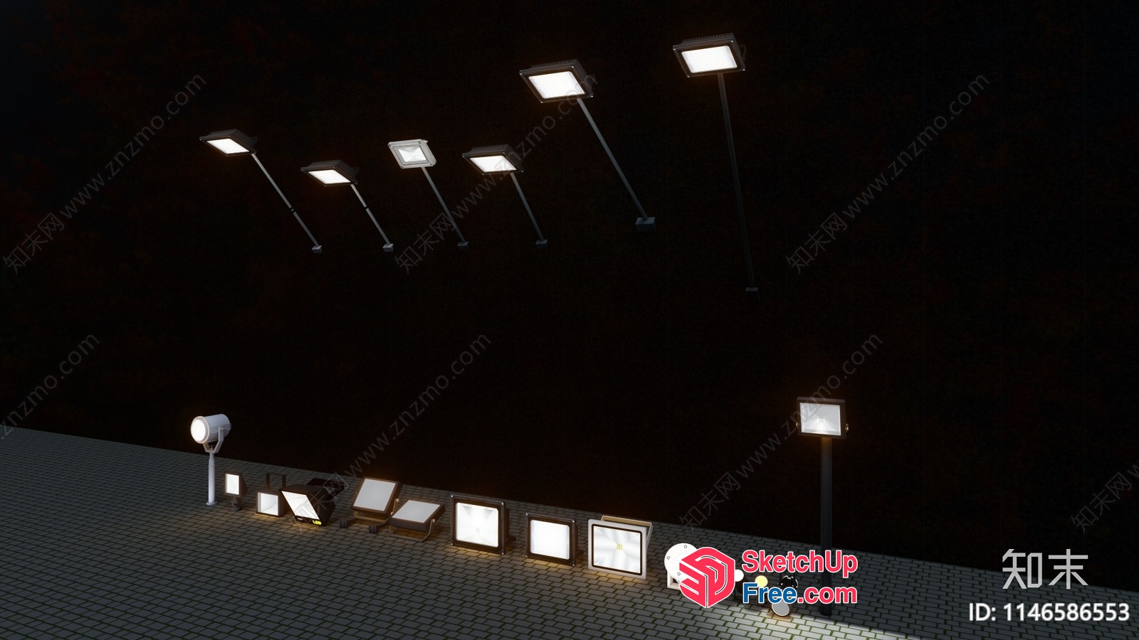 Outdoor Light Options For Commercial And Residential Spaces 3D SketchUp File