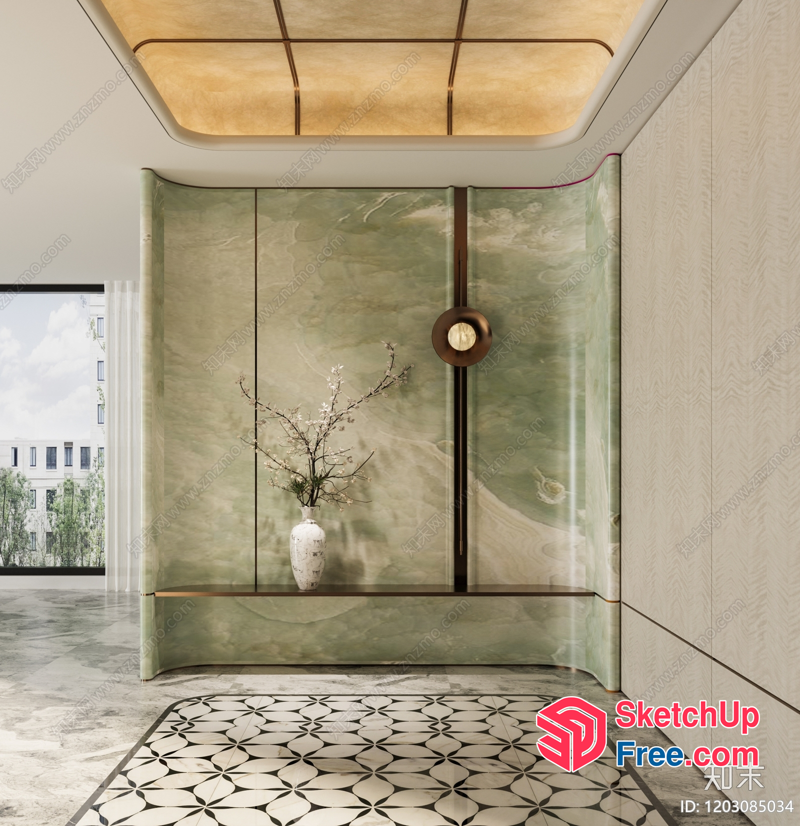 Elegant And Sophisticated Interior Design 3D SketchUp File