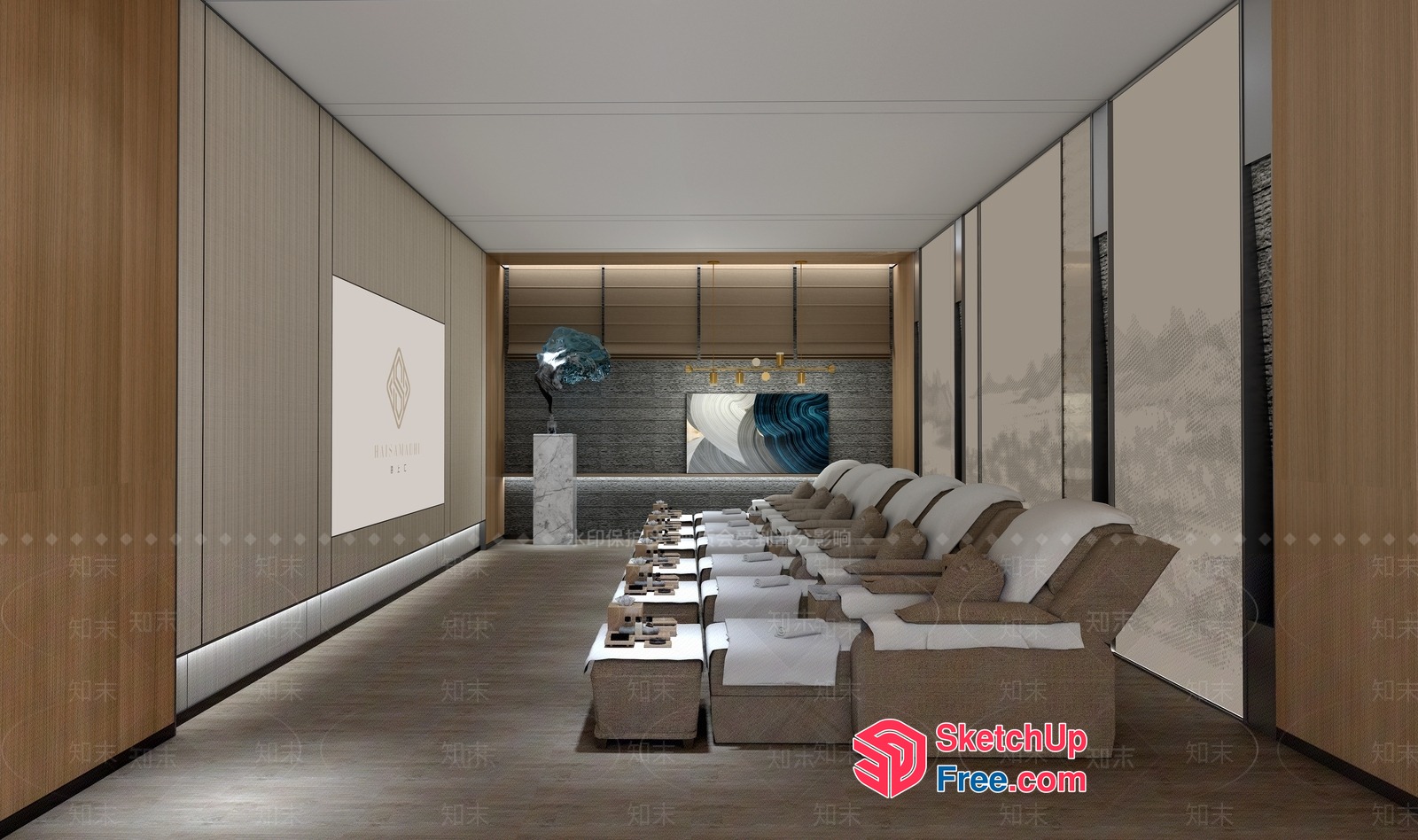 Luxurious Modern Interior Design 3D SketchUp File