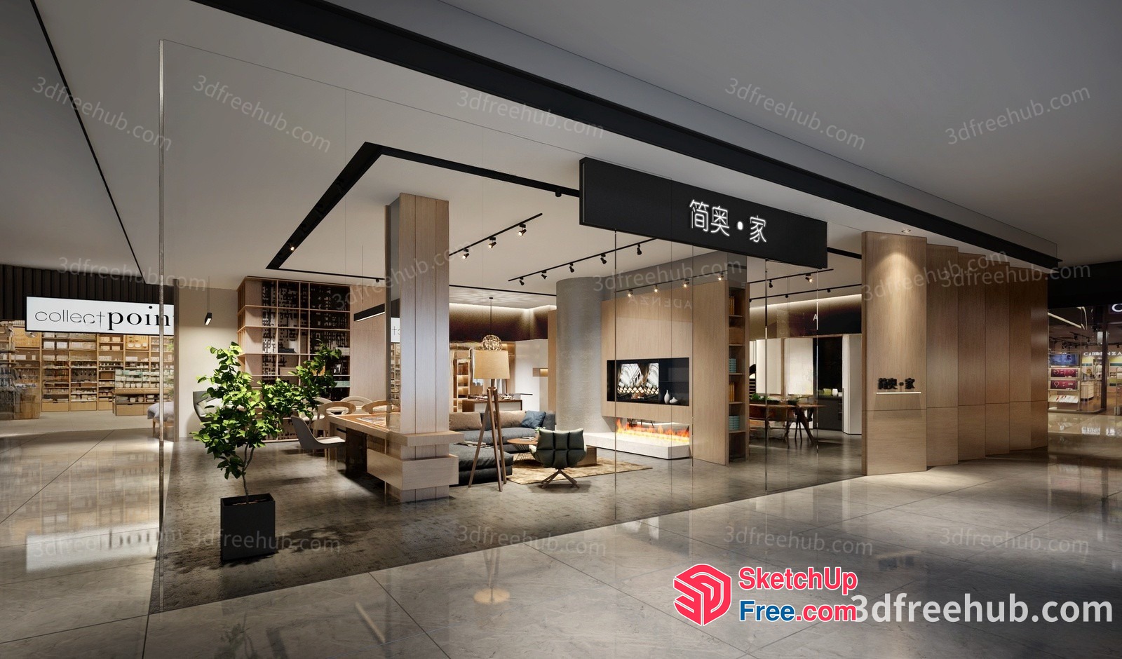 Modern And Elegant Interior Design 3D SketchUp File