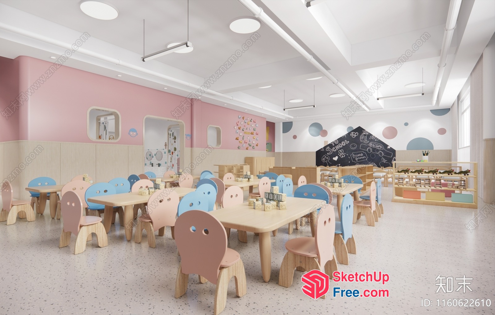 Colorful Children'S Playroom 3D SketchUp File