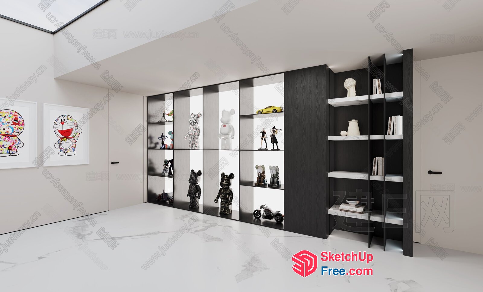 Modern Minimalist Interior Design 3D SketchUp File