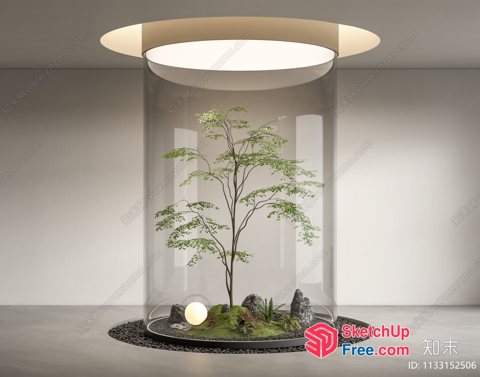 Serene Zen Garden 3D SketchUp File
