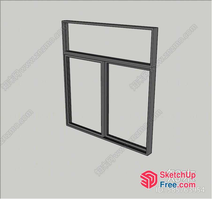 A Window Frame 3D SketchUp File