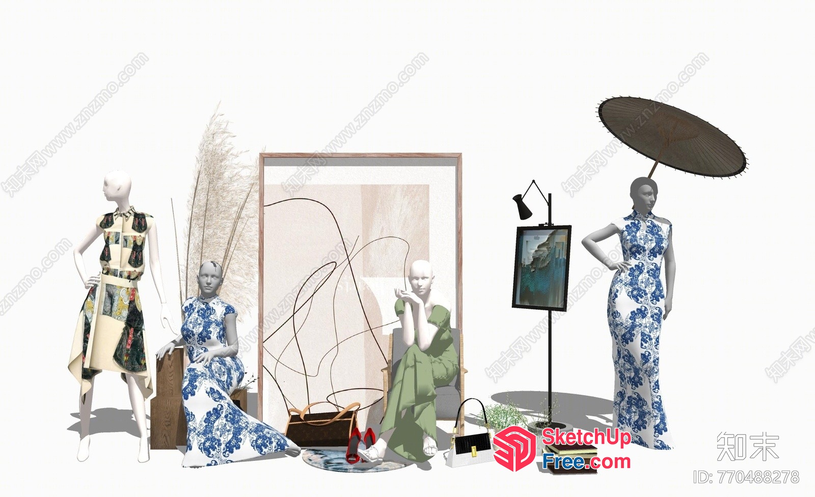 Artistic Furniture And Decor Collection 3D SketchUp File