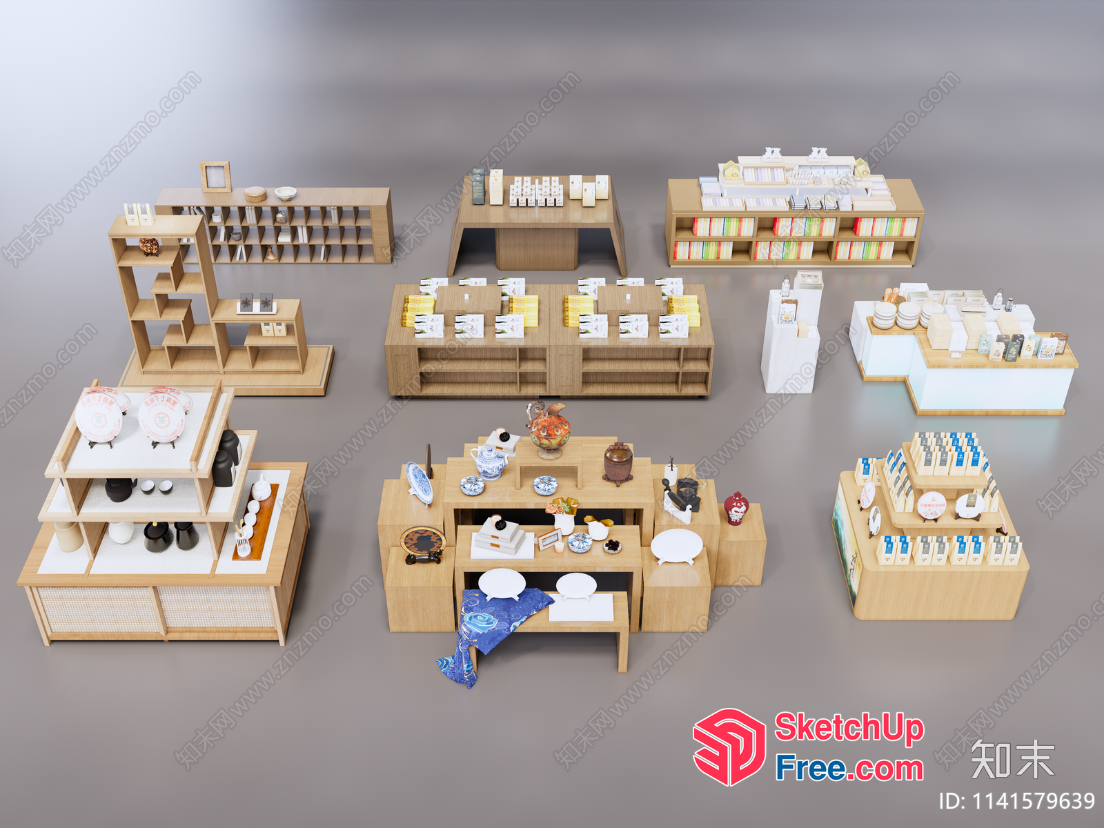Various 3D Models Of Furniture And Decorations 3D SketchUp File