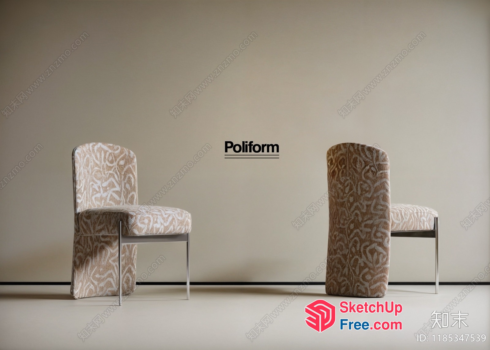 Poliform Chairs 3D SketchUp File