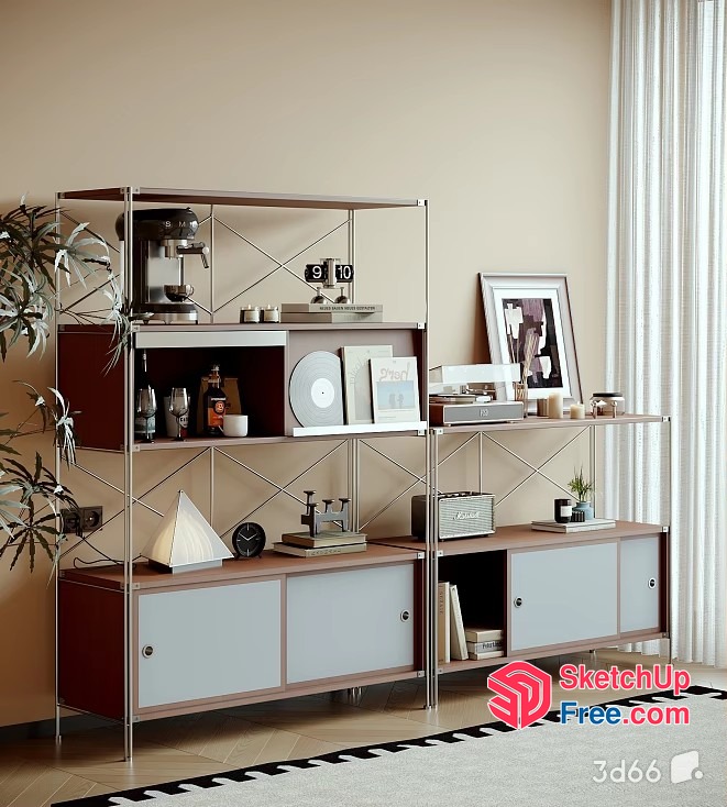 Modern Living Room Furniture Collection 3D SketchUp File