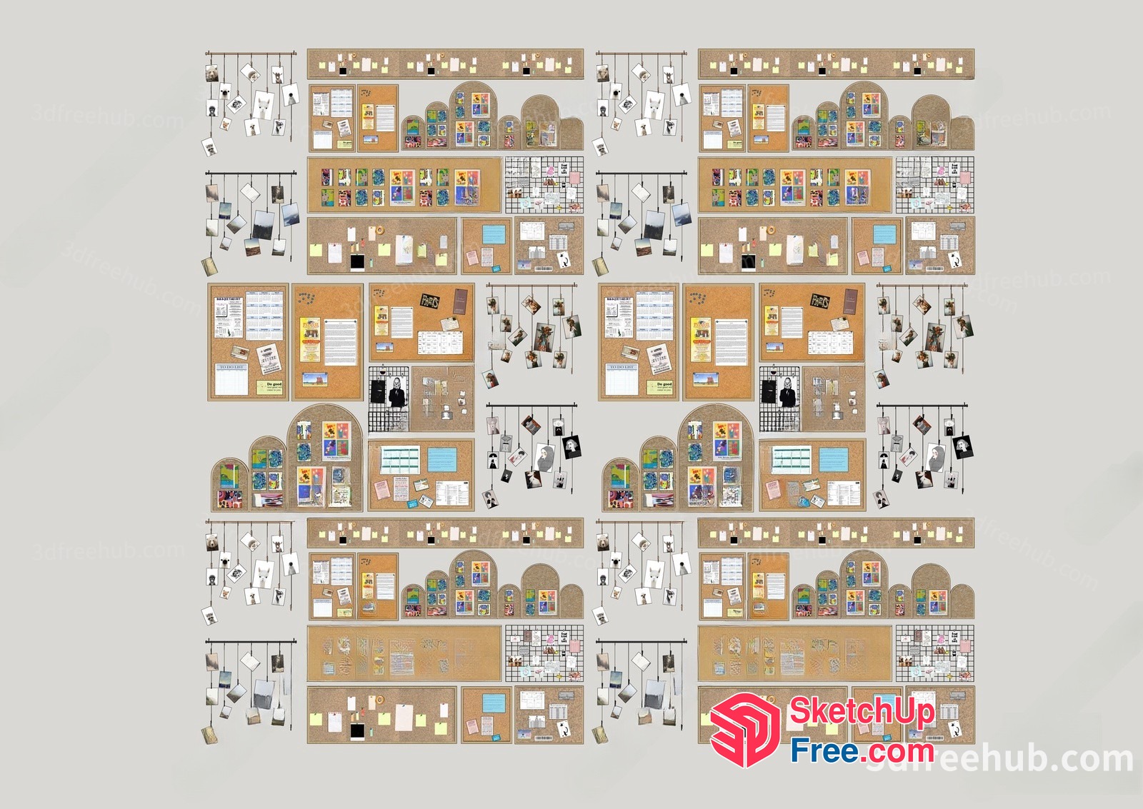 3D Interior Rendering Of An Office Space 3D SketchUp File