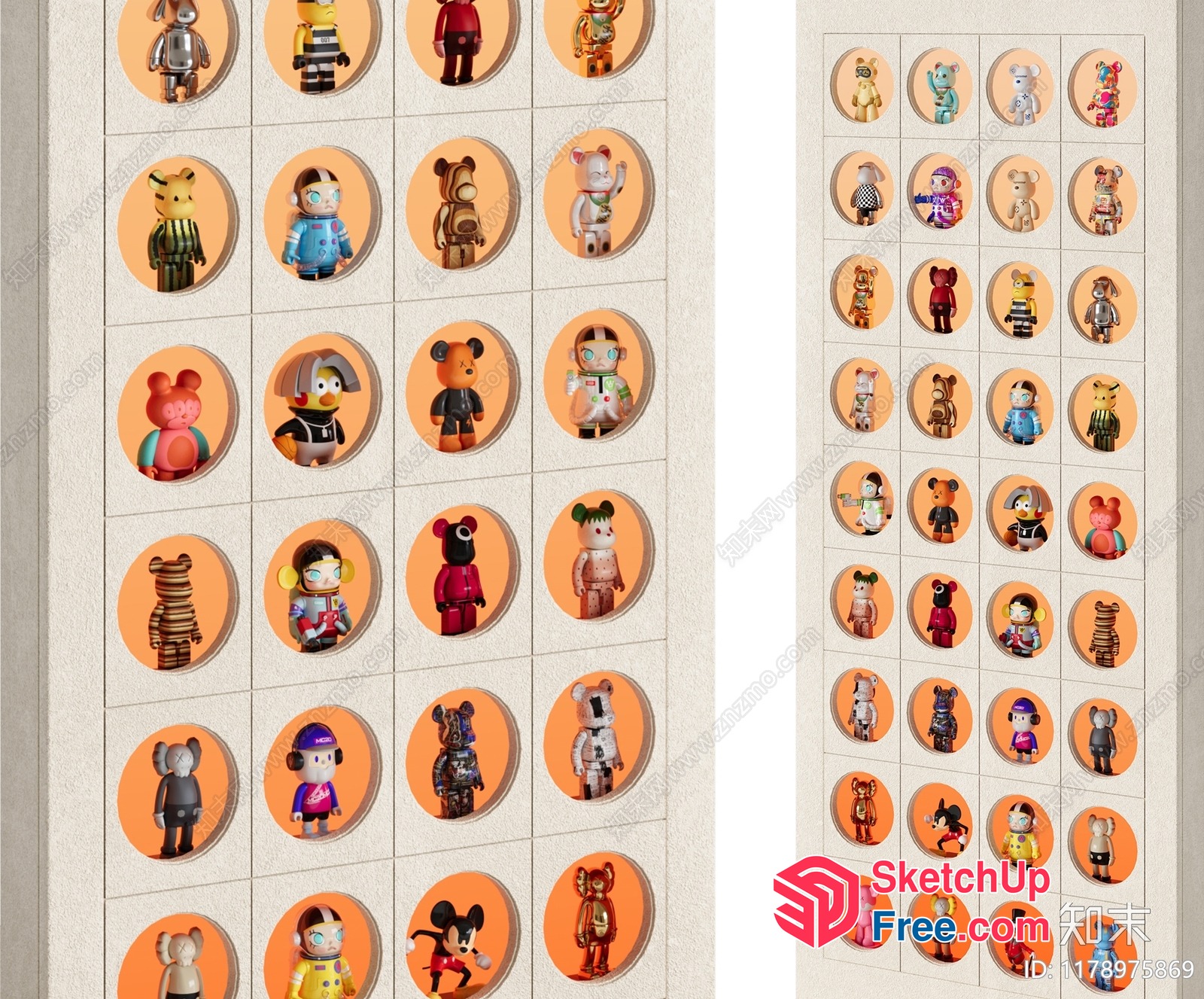 Colorful Toy Collection 3D SketchUp File
