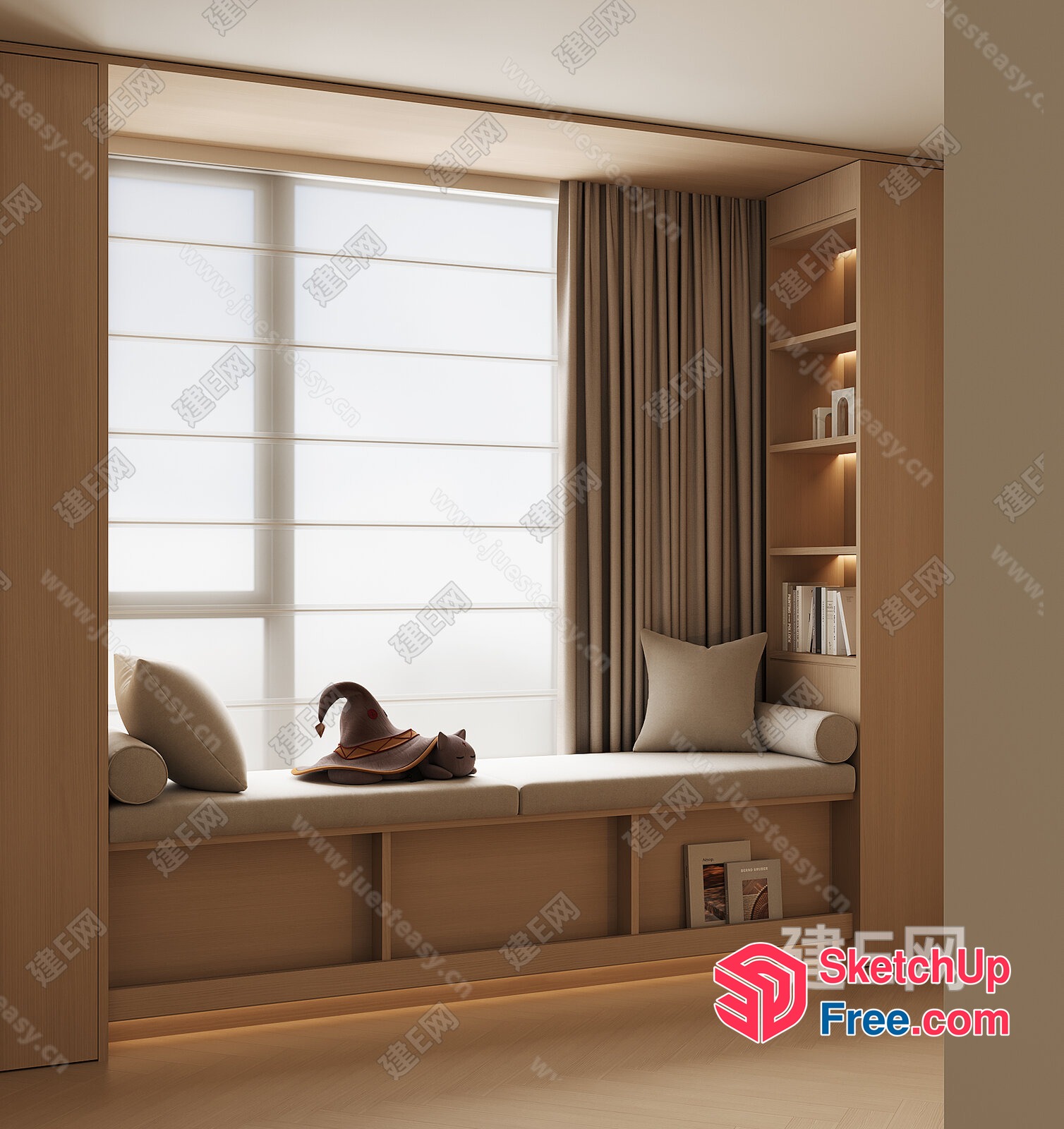 Elegant Minimalist Interior Design 3D SketchUp File