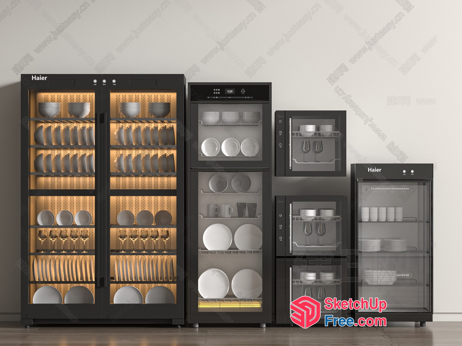 Haier Kitchen Storage And Display Solutions 3D SketchUp File