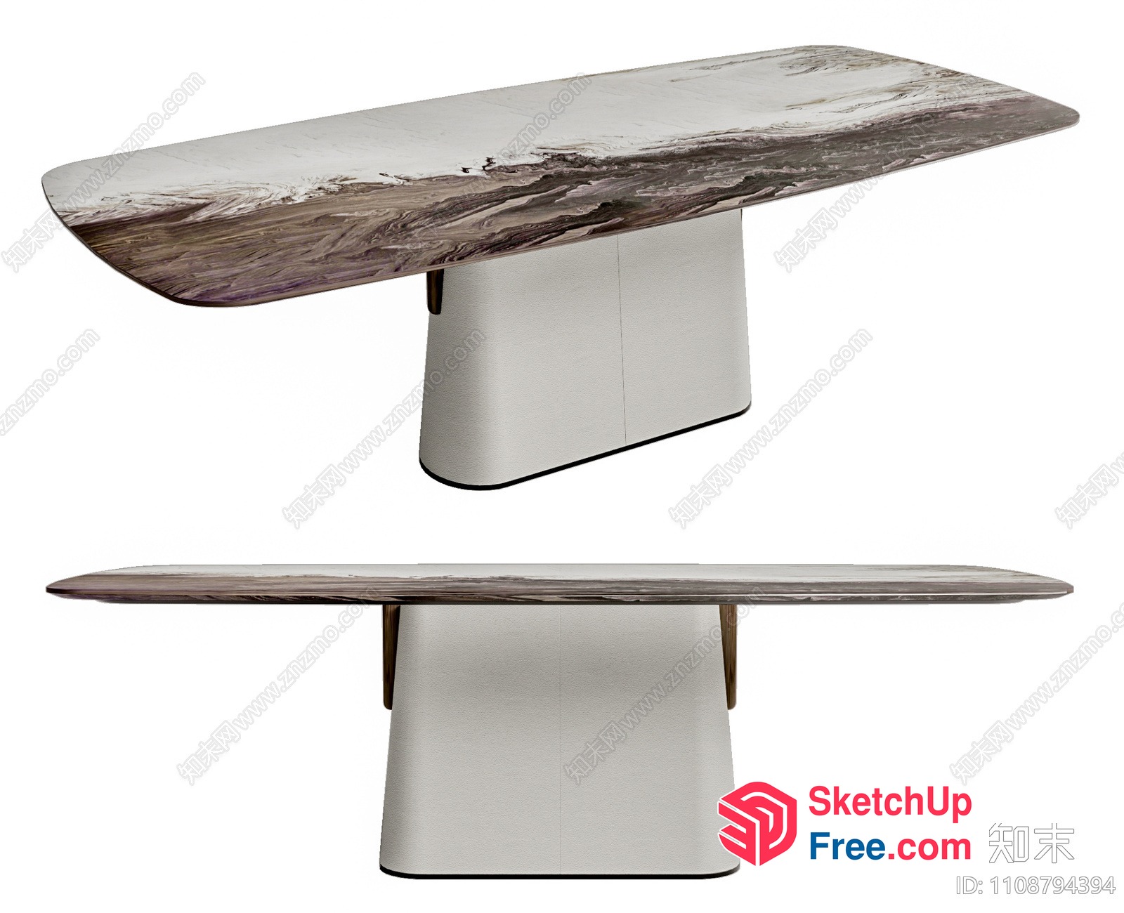 Elegant And Modern Tabletop With Sleek Design 3D SketchUp File