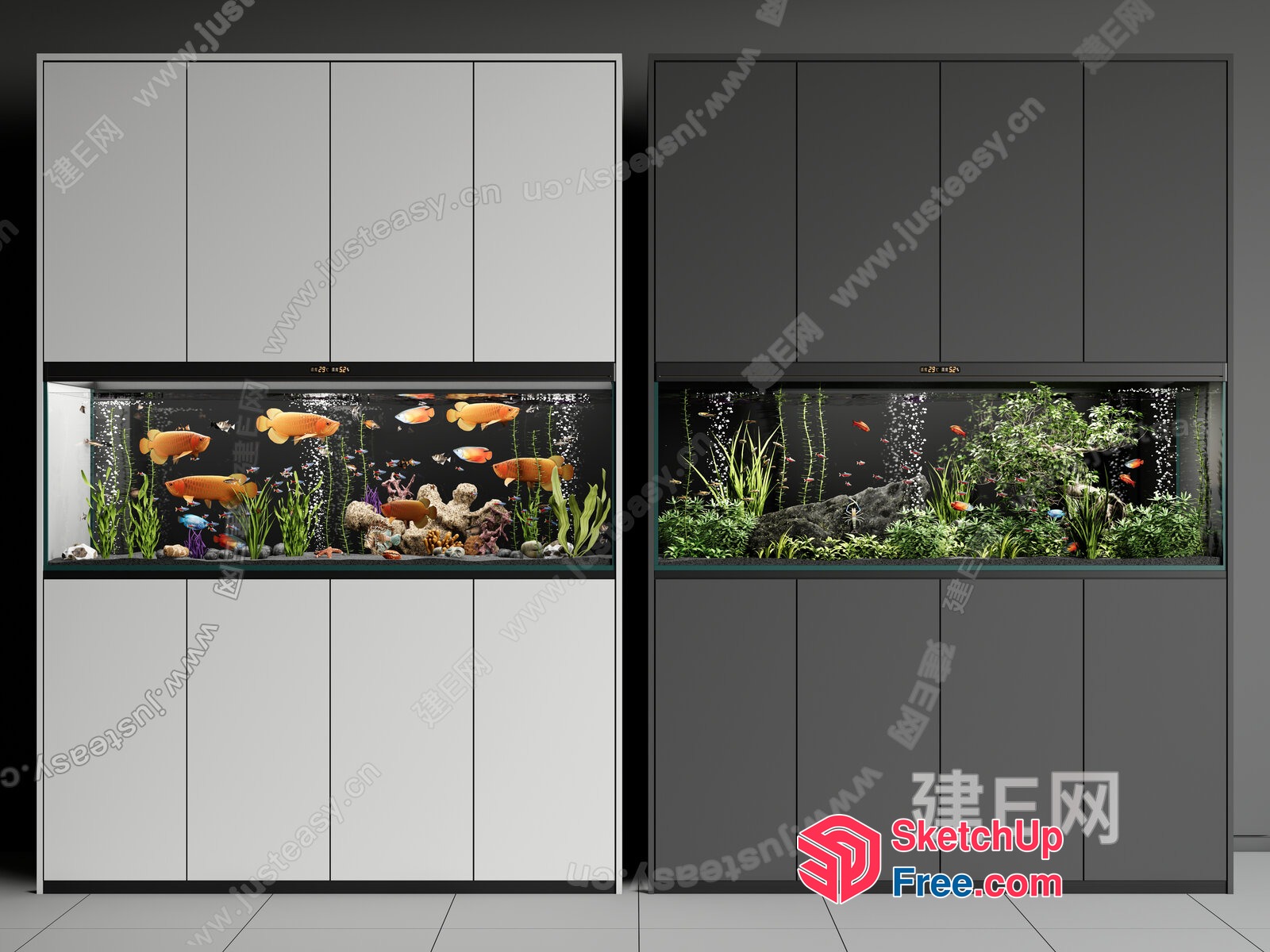 Modern Aquatic Ecosystems 3D SketchUp File
