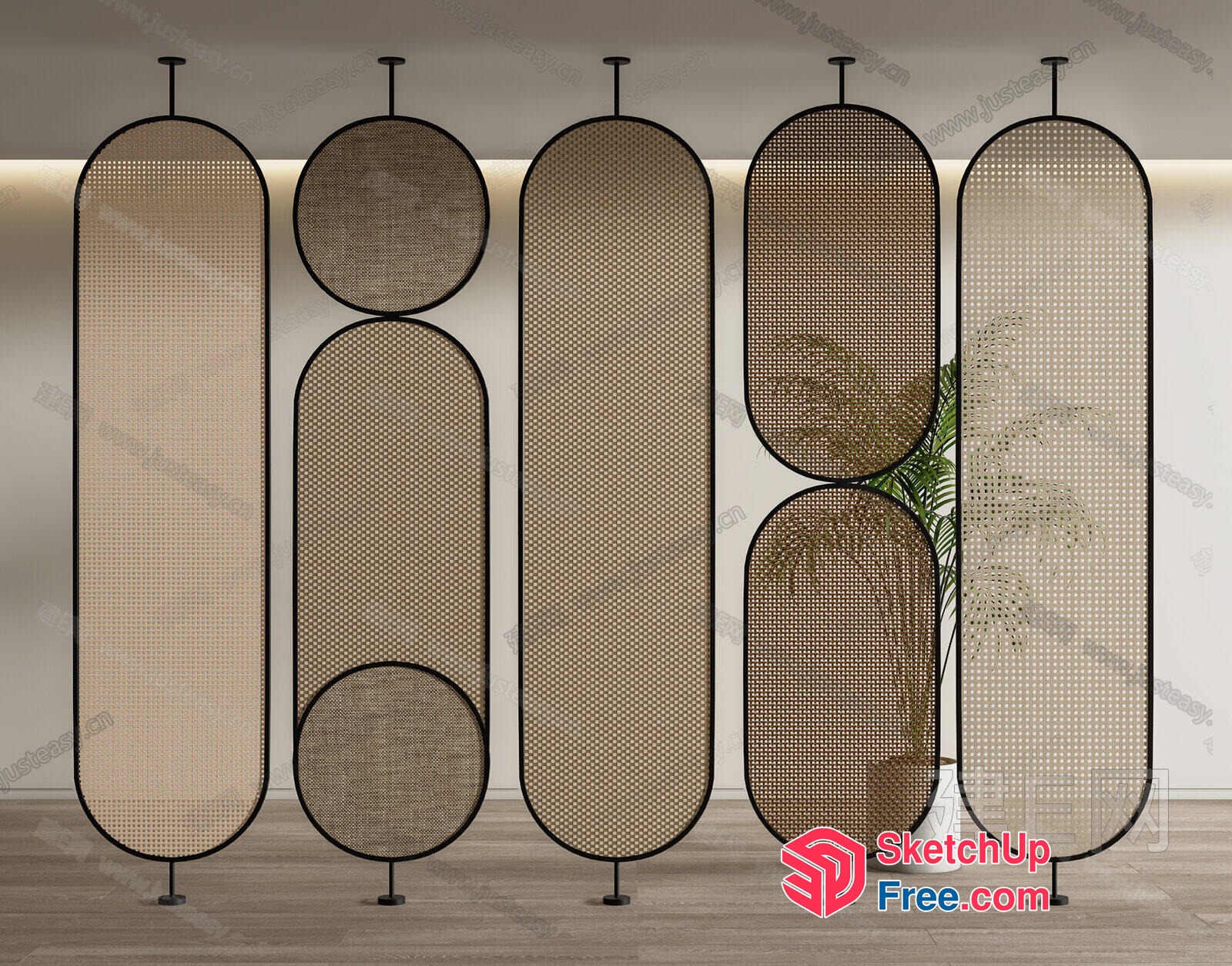 Partition Screen Furniture 3D SketchUp File